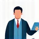 Illustration of an expert teacher figure.