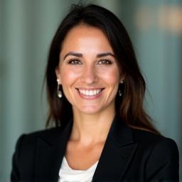Professional headshot of Sofia Almeida, Podcast Strategist.